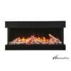 Amantii - True View Slim Smart 30 inch 3 Sided Electric Fireplace - Image 7