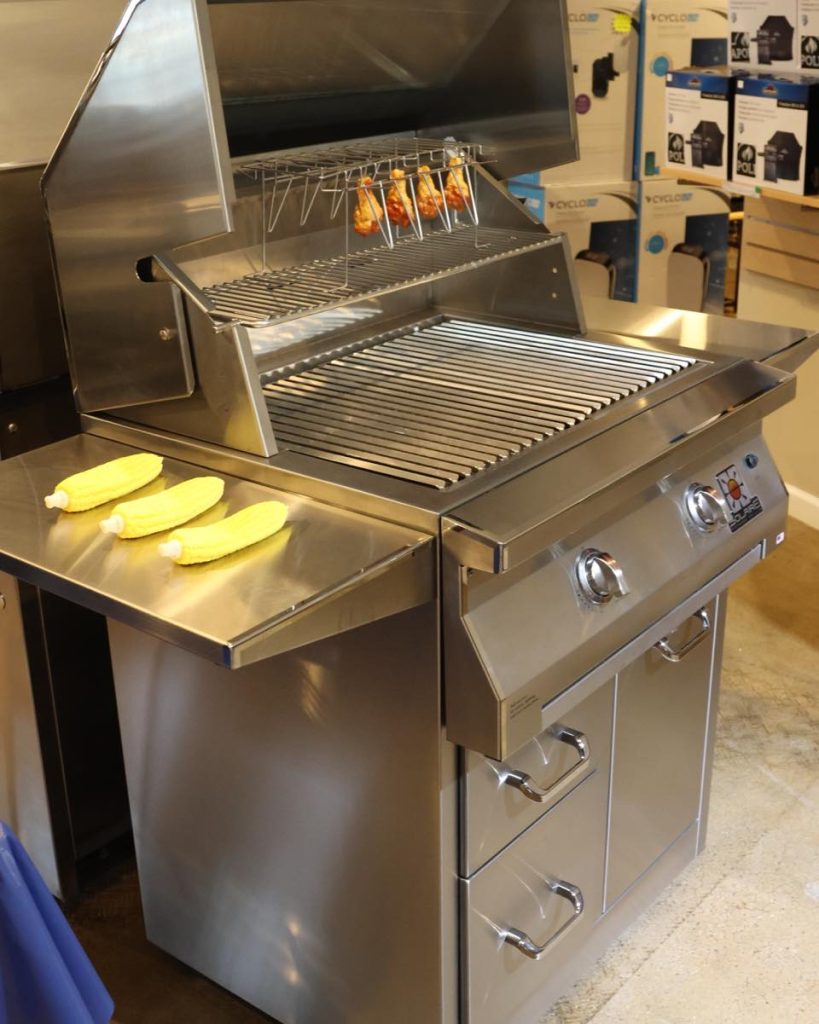 The image shows one of our Solaire grills
